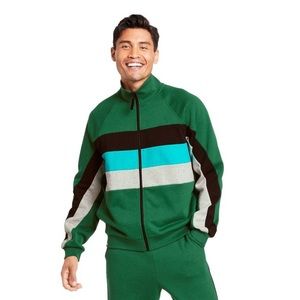 Men's Color Block Stripe Zip-Up Track Jacket - LEGO Collection x Target